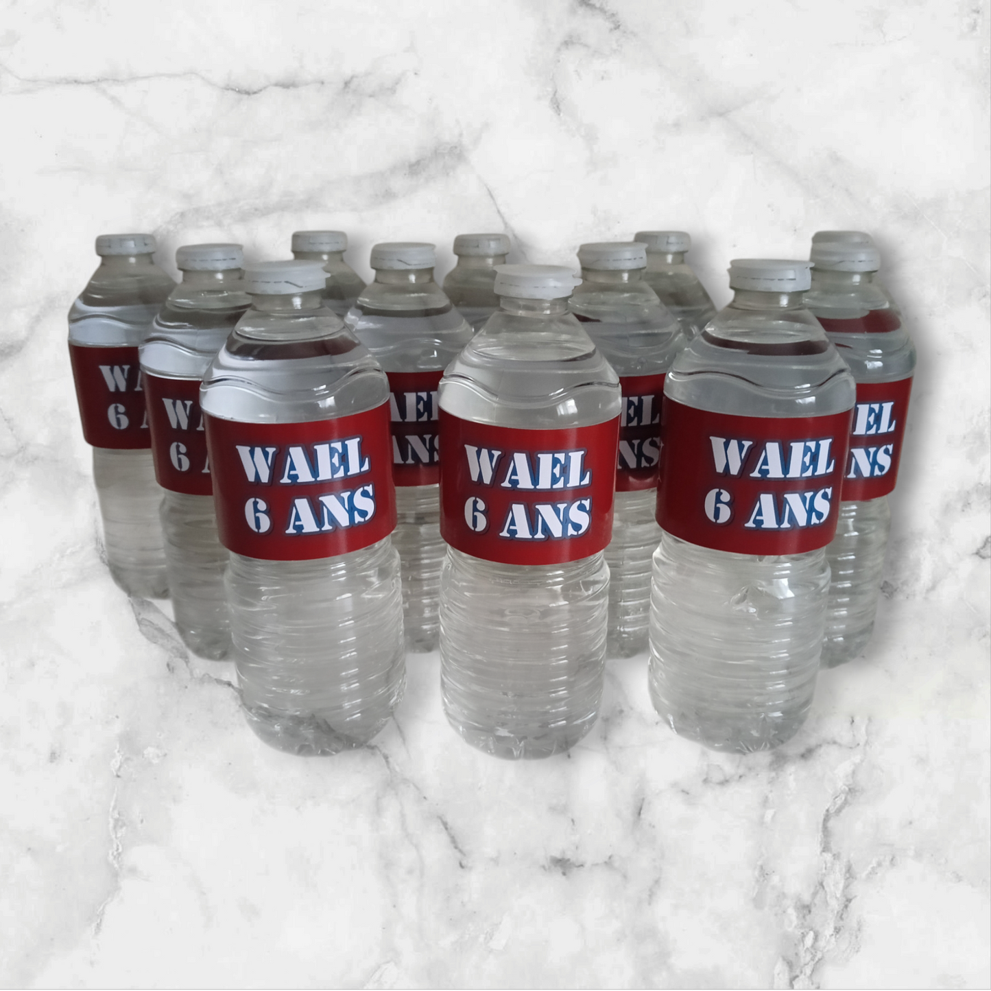 Etiquette pour bouteille d'eau 50 cl