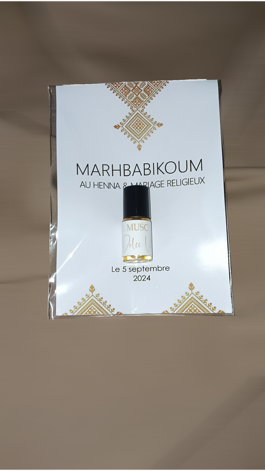 Carte + Roll-on extrait de parfum
