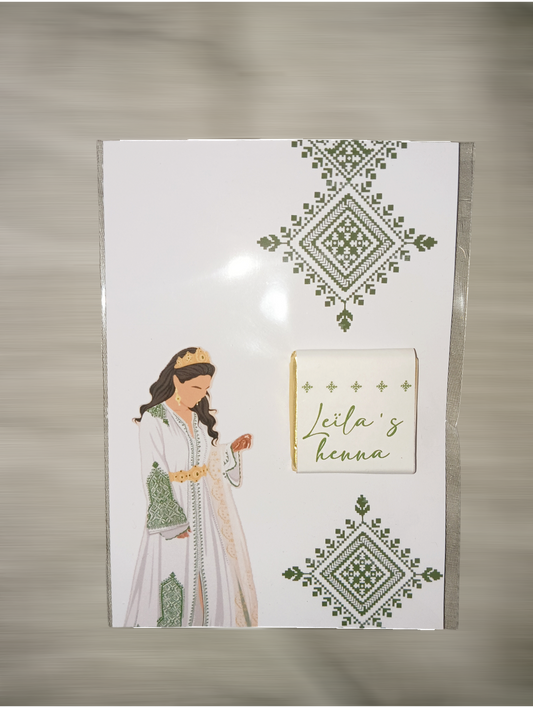 Carte  chocolat