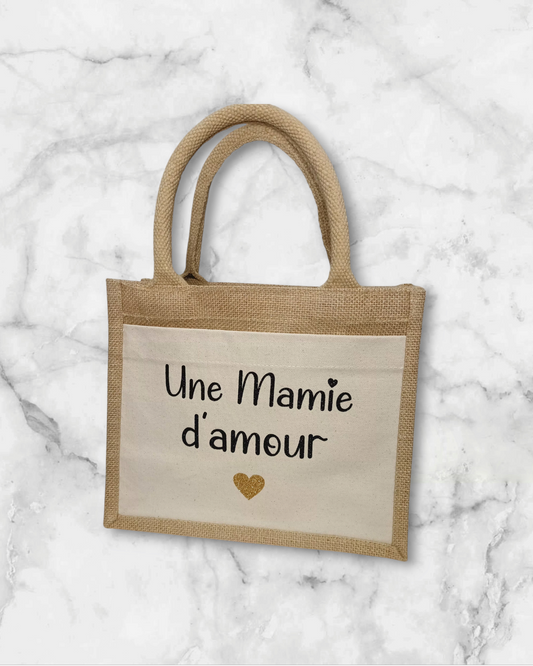 Petit Sac en toile de jute
